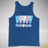 Transgender Pride Exclamation Points Premium Tank Top - Royal Blue